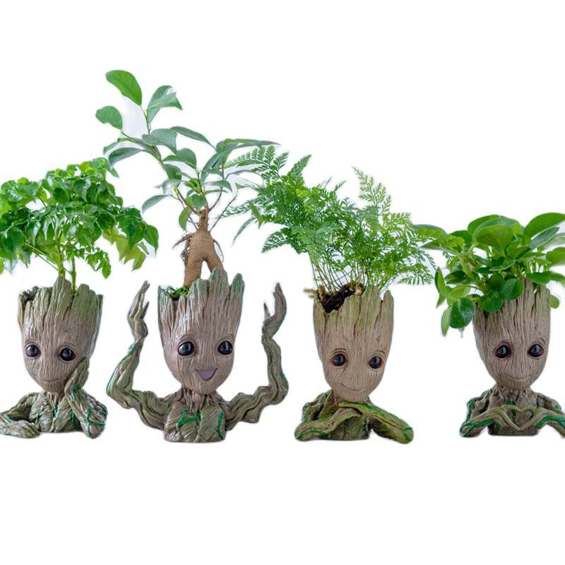 Home Office Form - 家の装飾のための植木鉢,モダンなミニマリストの花瓶,オフィスの収納,ペンケース,植木鉢,プランター,アニメの装飾品