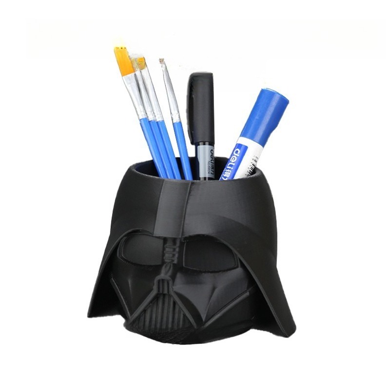 Home Office Organization - スターウォーズ ダースベイダー デスクペン ペンシルホルダー クールな3Dキャラクター デスクトップオーガナイザー