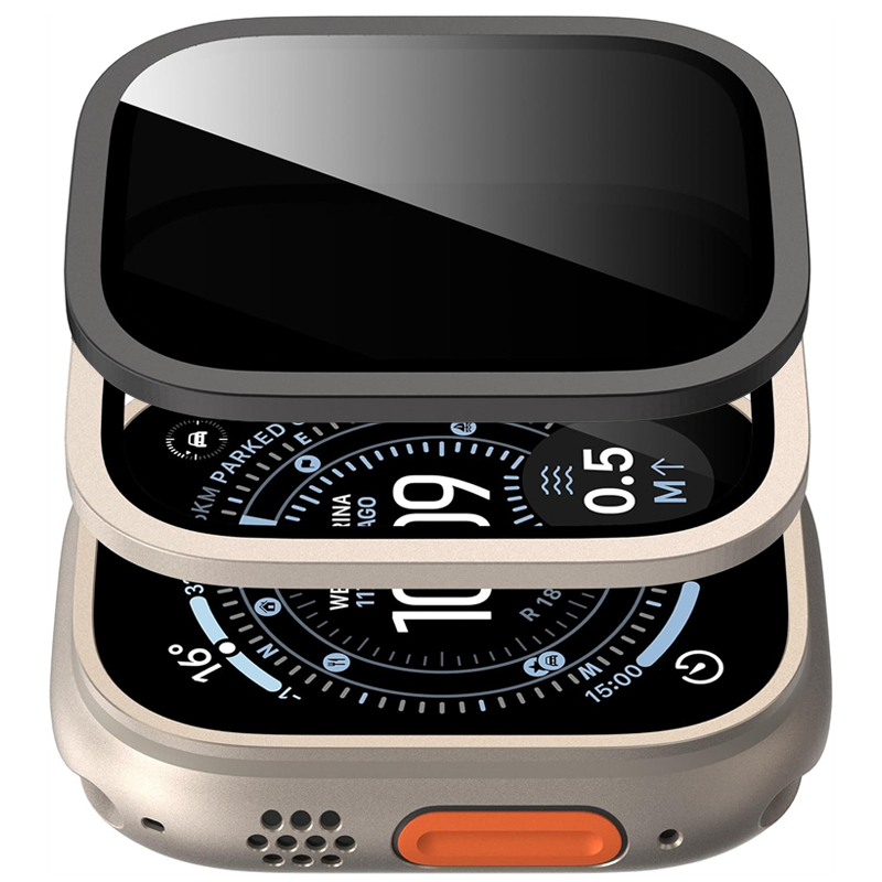 Monitor Privacy Screen - Apple Watch Ultra 1/2/3 49mm HD/プライバシー用強化ガラス