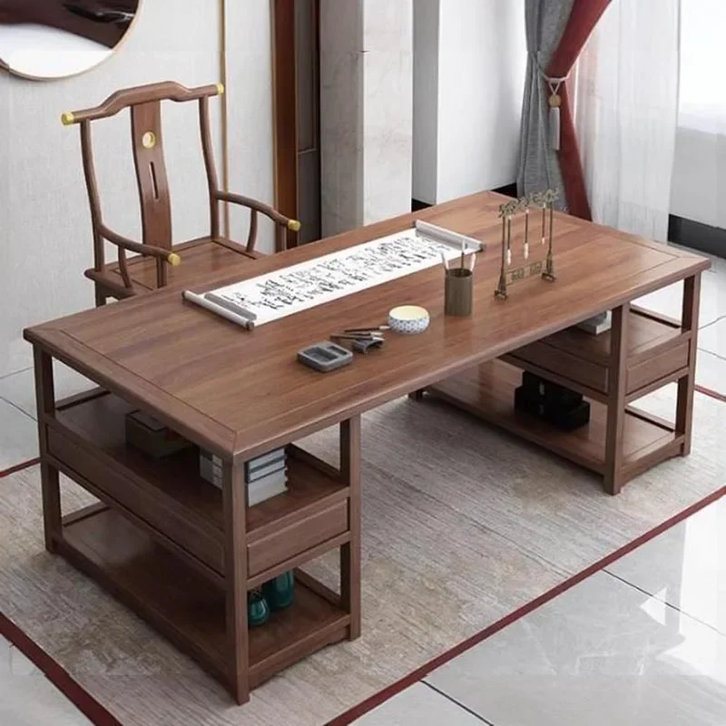 Home Office Trabajo - バニティオフィスコンピュータテーブルホームストレージ格安セットゲーミングコンピュータデスク学習木製寝室メサデトラバホホテル家具