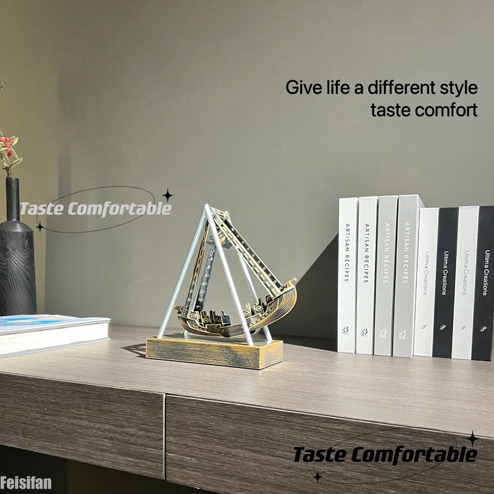 ヴィンテージ海賊船アロマセラピーホルダー、航海風クラフトオー - Home Office Architecture のレビューと価格