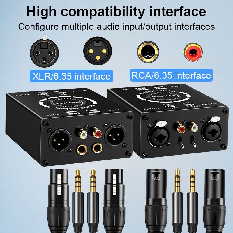 3ピン XLR/RCA/TS/TRS グランドループノイズア - Home Or Office Use のレビューと価格