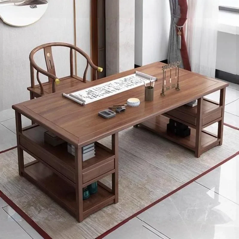 バニティオフィスコンピュータテーブルホームストレージ格安セッ - Home Office Trabajo のレビューと価格