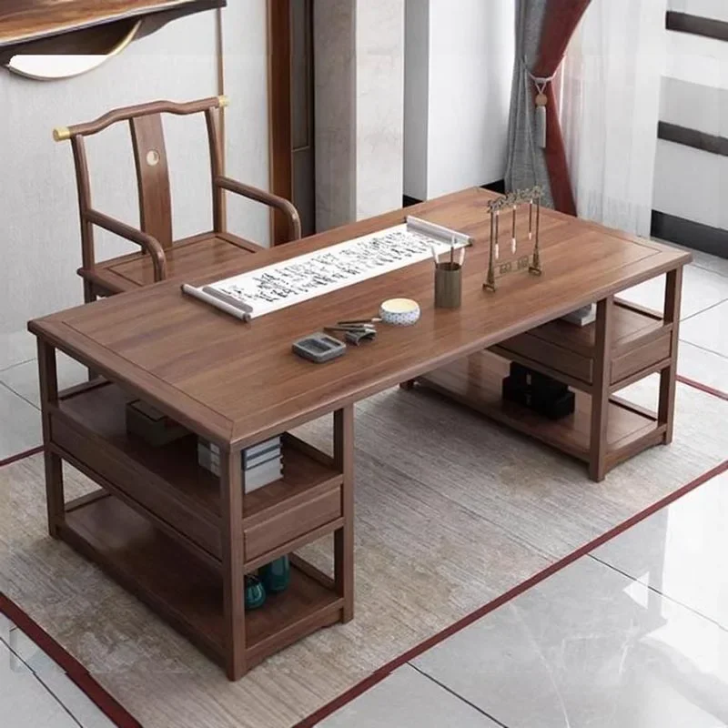 バニティオフィスコンピュータテーブルホームストレージ格安セッ - Home Office Trabajo のレビューと価格