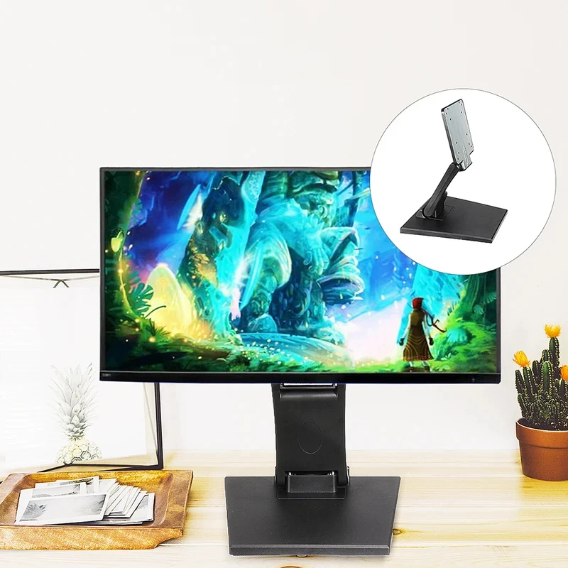 14-24インチ折りたたみ式モニタースタンド、金属製VESA - Home Or Office Use のレビューと価格