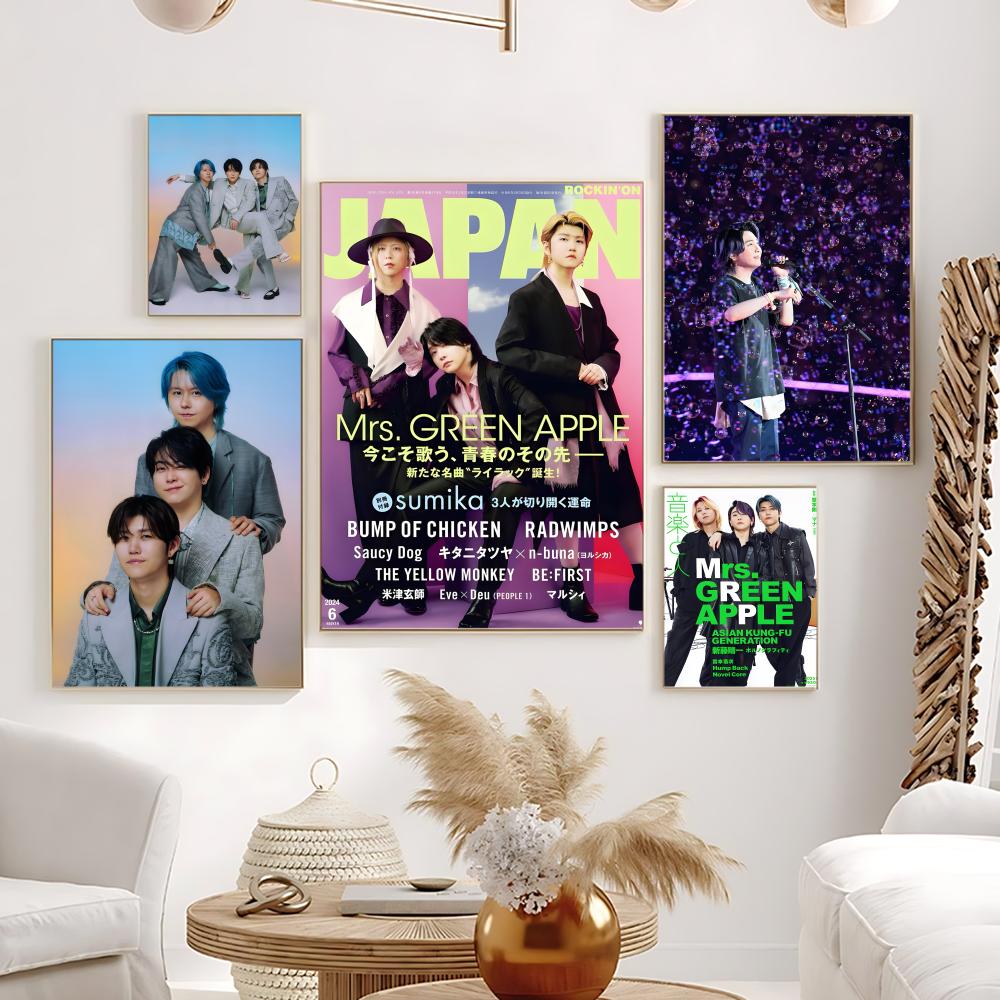 バンドM-Mrs. Green AppleS ポスター HD - Home Office Form のレビューと価格