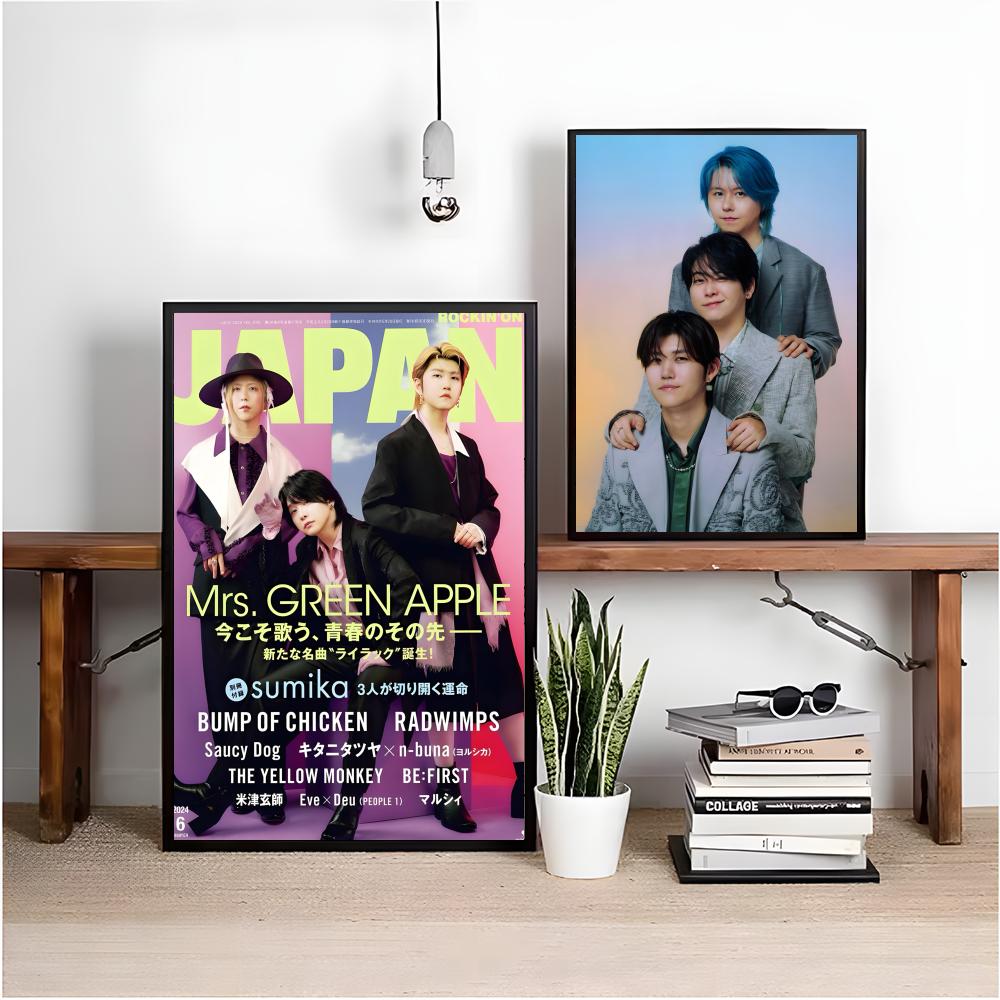 バンドM-Mrs. Green AppleS ポスター HD - Home Office Form のレビューと価格