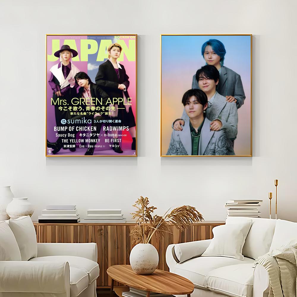 バンドM-Mrs. Green AppleS ポスター HD - Home Office Form のレビューと価格