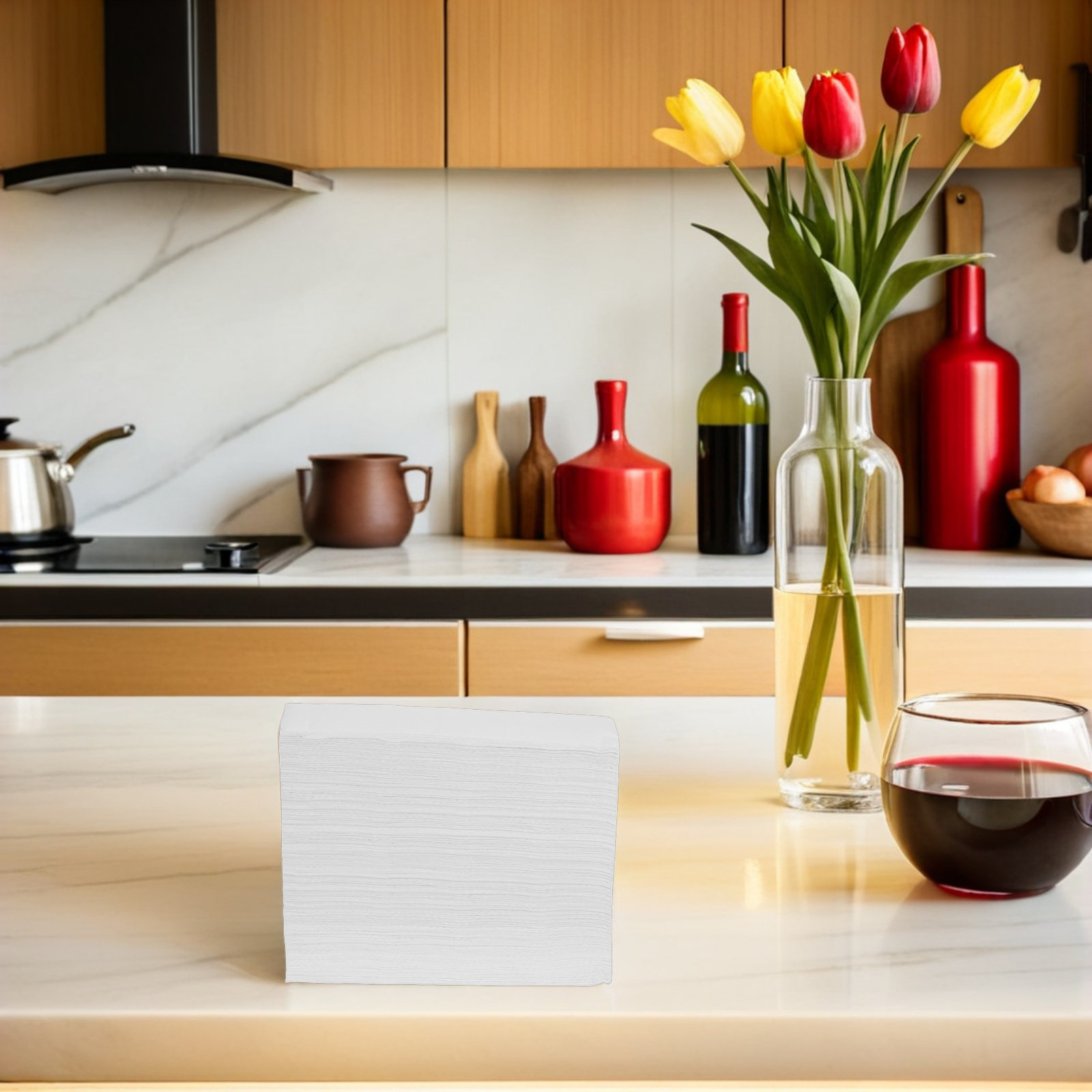 400枚入り 厚手天然パルプティッシュペーパータオルロール  - Home Office Kitchen のレビューと価格