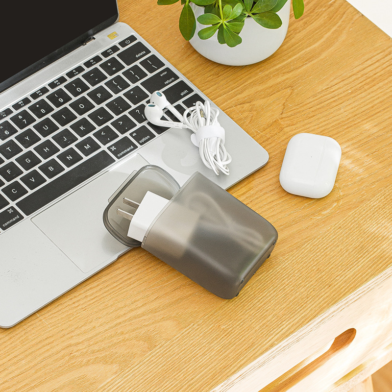 デスクトップ携帯電話データケーブル有線ヘッドセット充電器透明 - Home Office Organization のレビューと価格