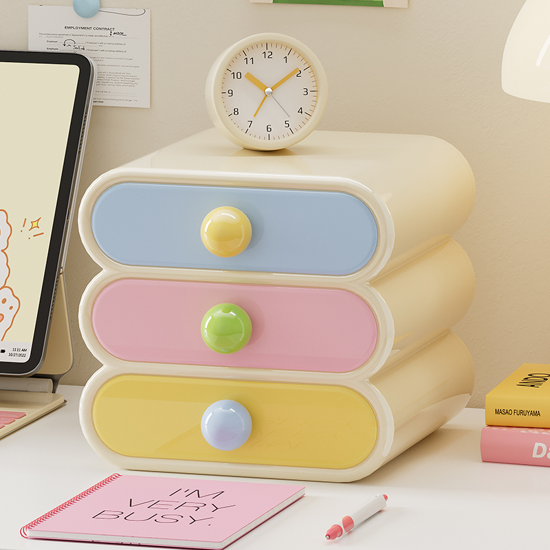 Uforu ドーパミンデスクオーガナイザー、3段引き出し収納 - Home Office Organization のレビューと価格